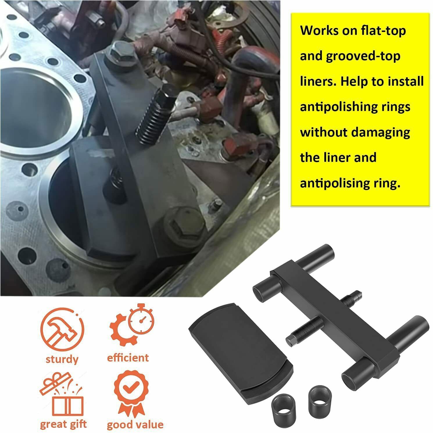3164606 Cylinder Liner Press Installer Tool Heavy Duty For Cummins ISX X15