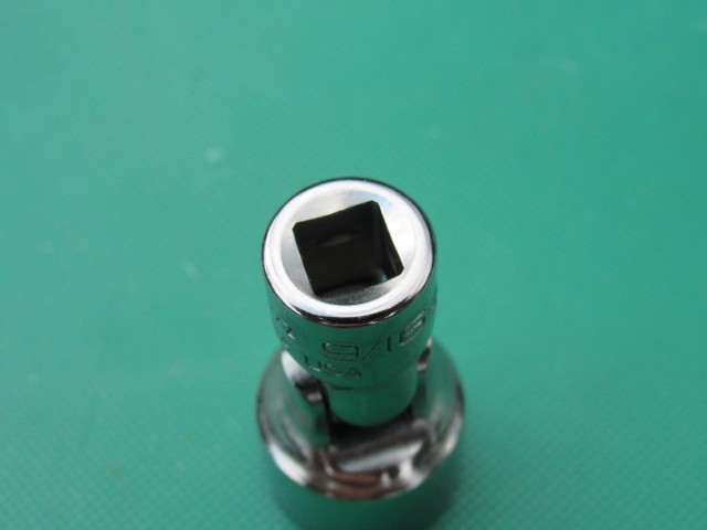 SNAP ON TMU181A 9/16″ 12 POINT 1/4″ DRIVE SAE UNIVERSAL SWIVEL SOCKET NEW LOGO