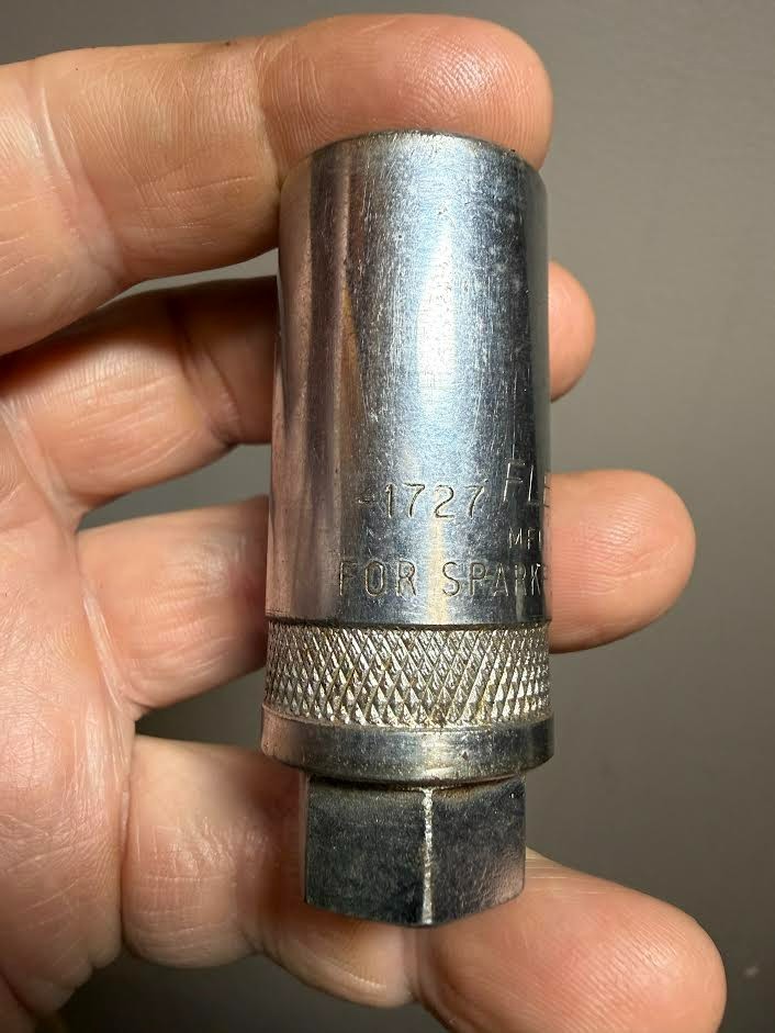 FLEET 1727 HP 13/16″ SAE 1/2″ Drive Spark Plug Socket Rare Tool Vintage