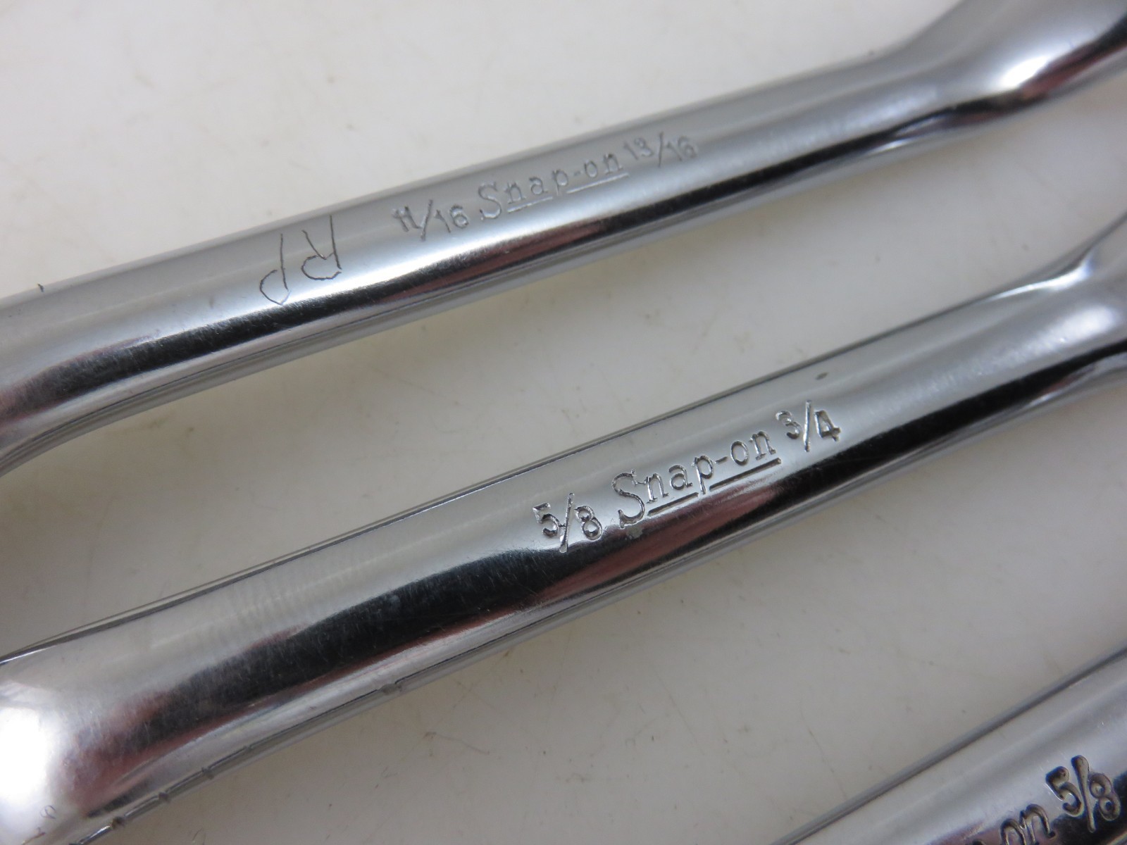 Snap-On XS SHORT Offset Box End Wrench 8pc Set 3/16″-13/16″ **NO 1/4″ x 5/16″*