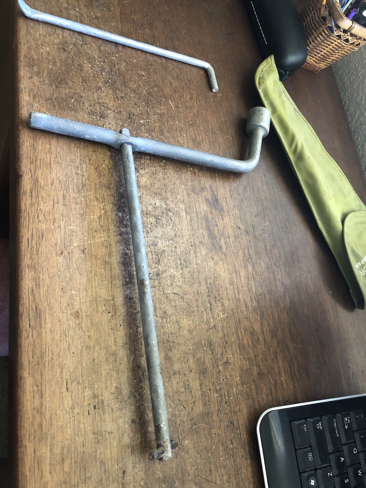 Genuine Toyota Motor 21mm 6 Point Lug Nut Wrench Tire Tool Japan Bag, Iron ITEM2
