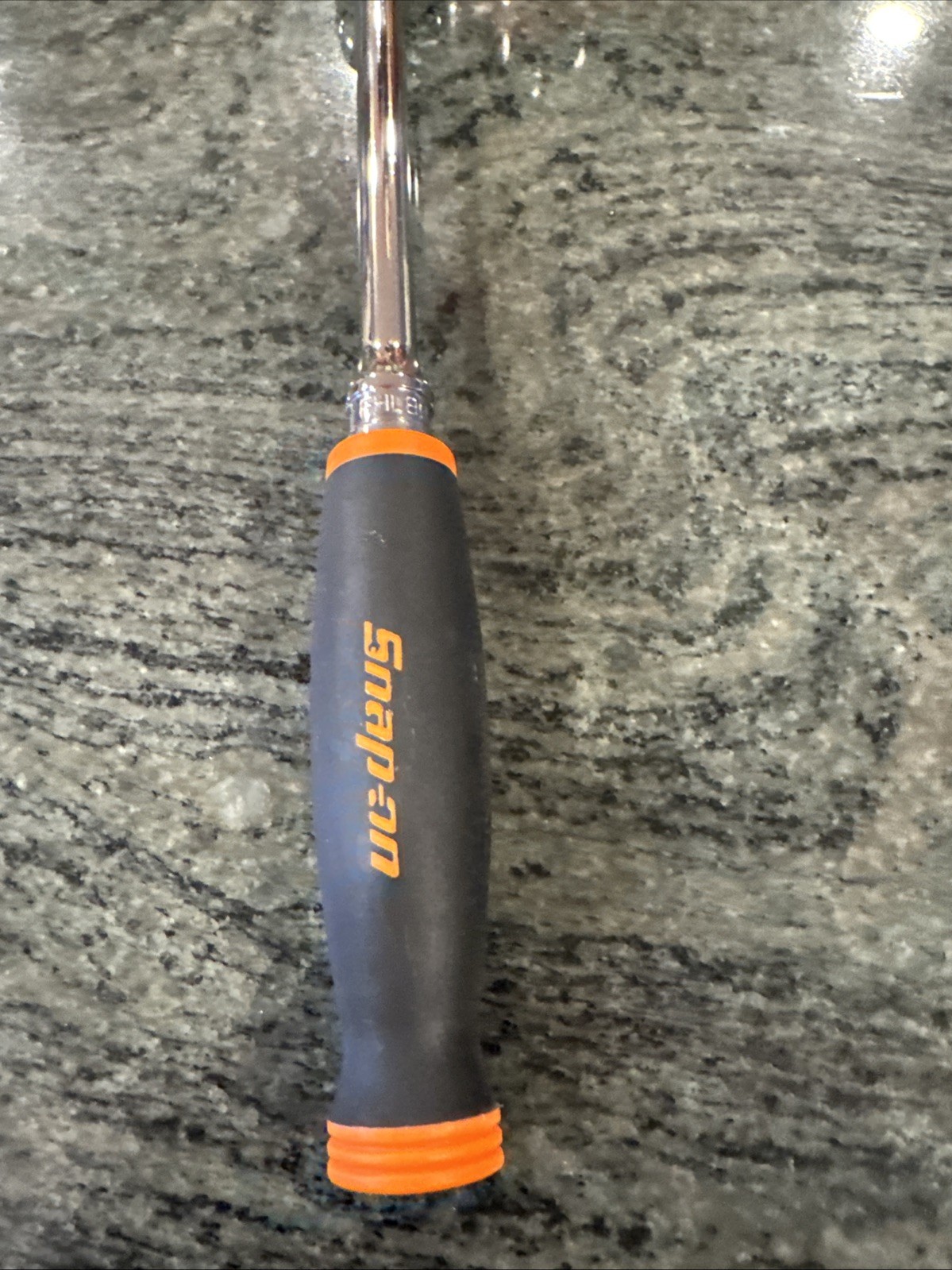 Snap-on fhl80 3/8″ drive dual 80 long soft grip ratchet orange READ