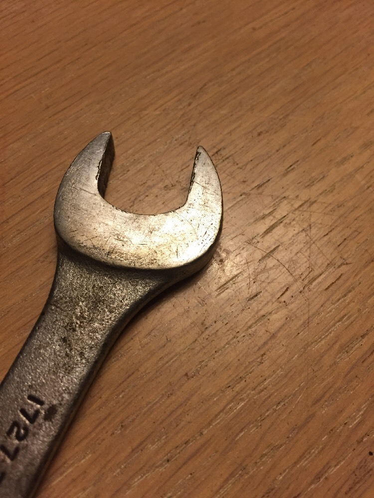 Williams Superrench Tool USA Vintage Open End 5/8-9/16 Wrench 7″Long Free Ship