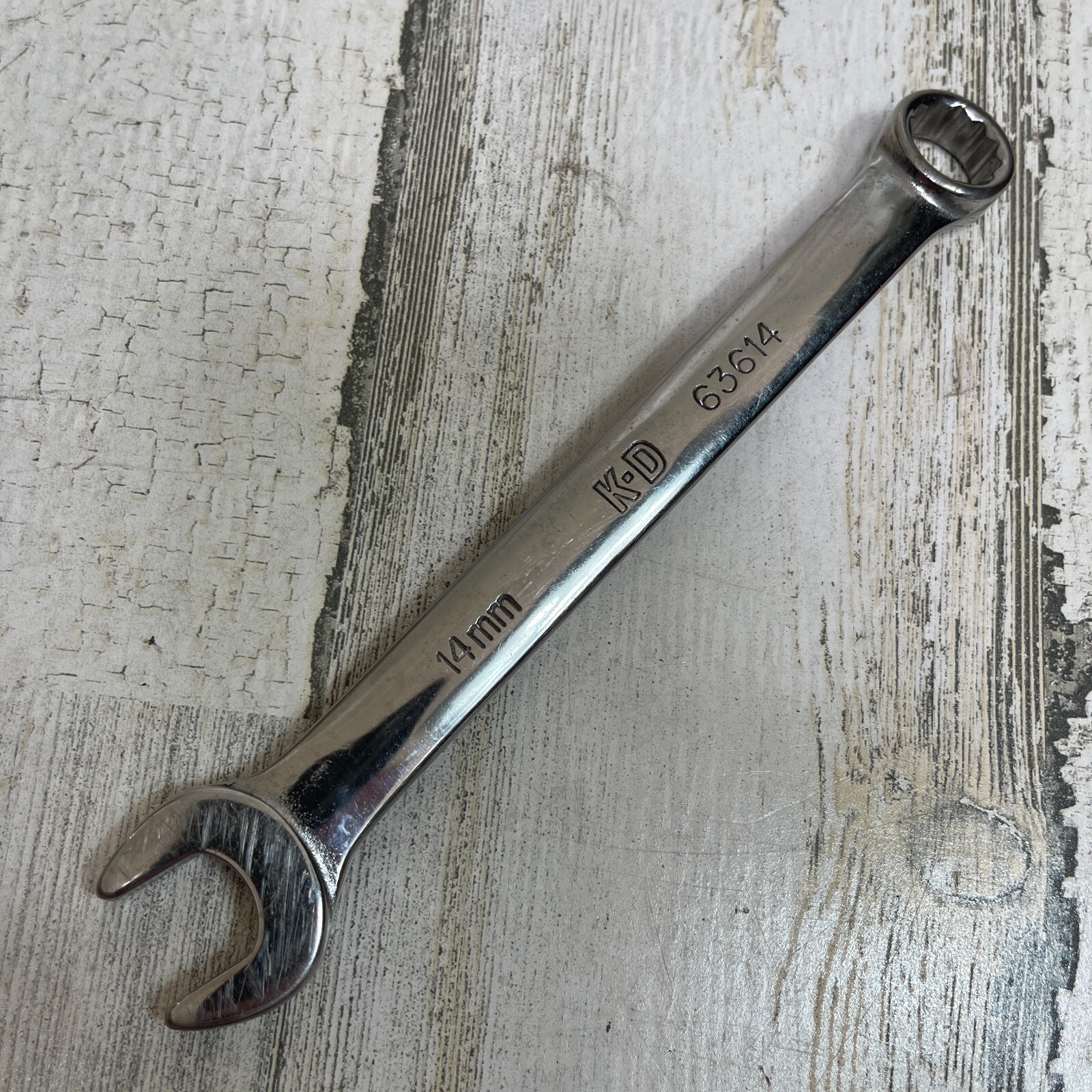 KD 14MM COMBINATION WRENCH 12pt 63614 MADE IN USA Polished