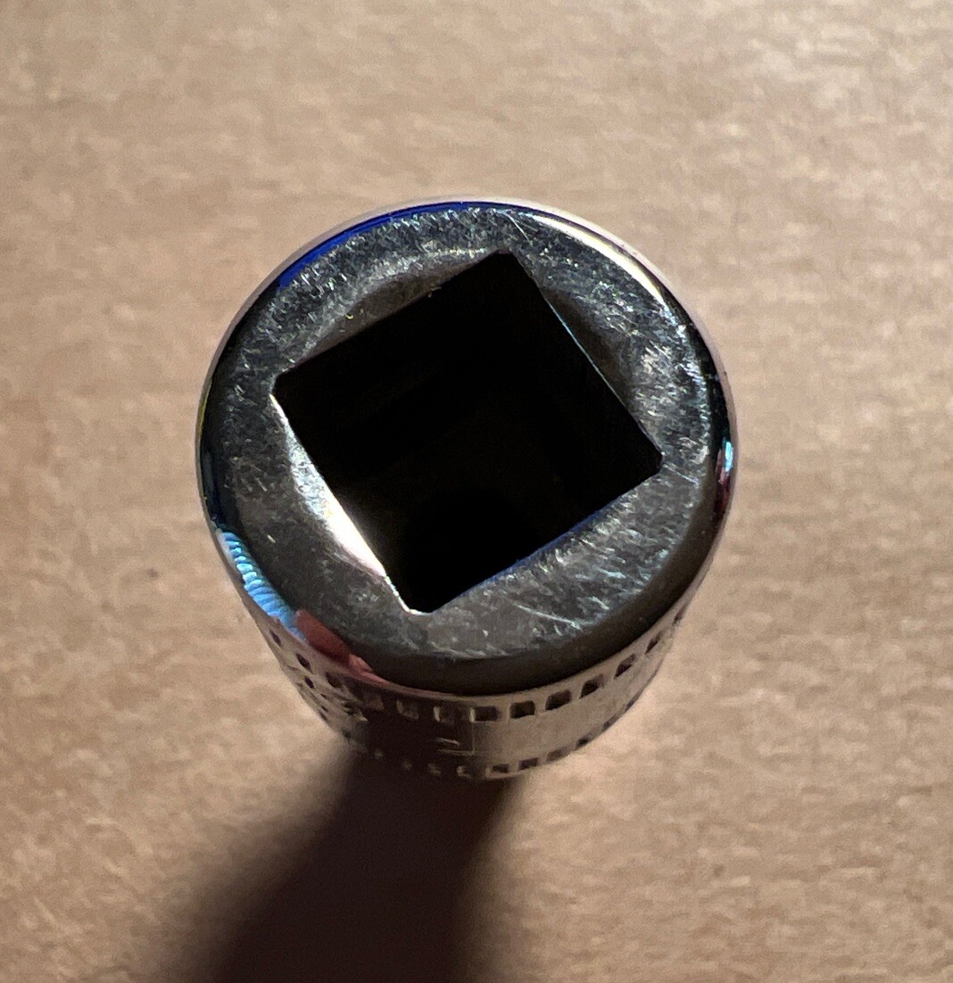 Snap On 1/4″ Drive 4mm Shallow 6pt Metric Socket TMM4