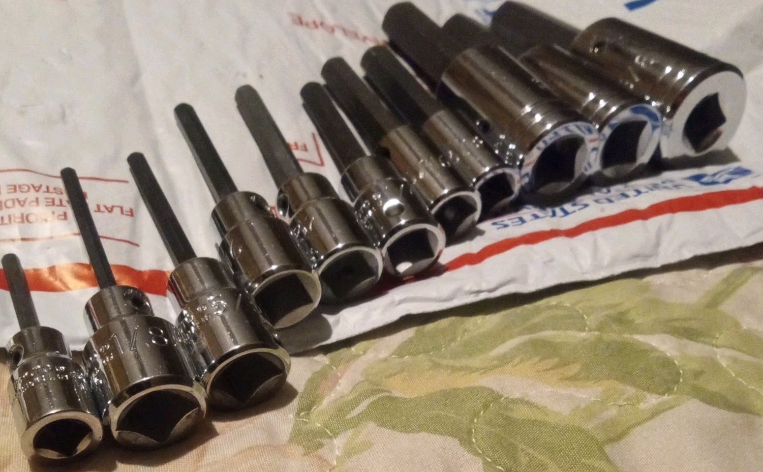 Proto professional hex socket set of 10.1/4,3/8 and 1/2″ Drive