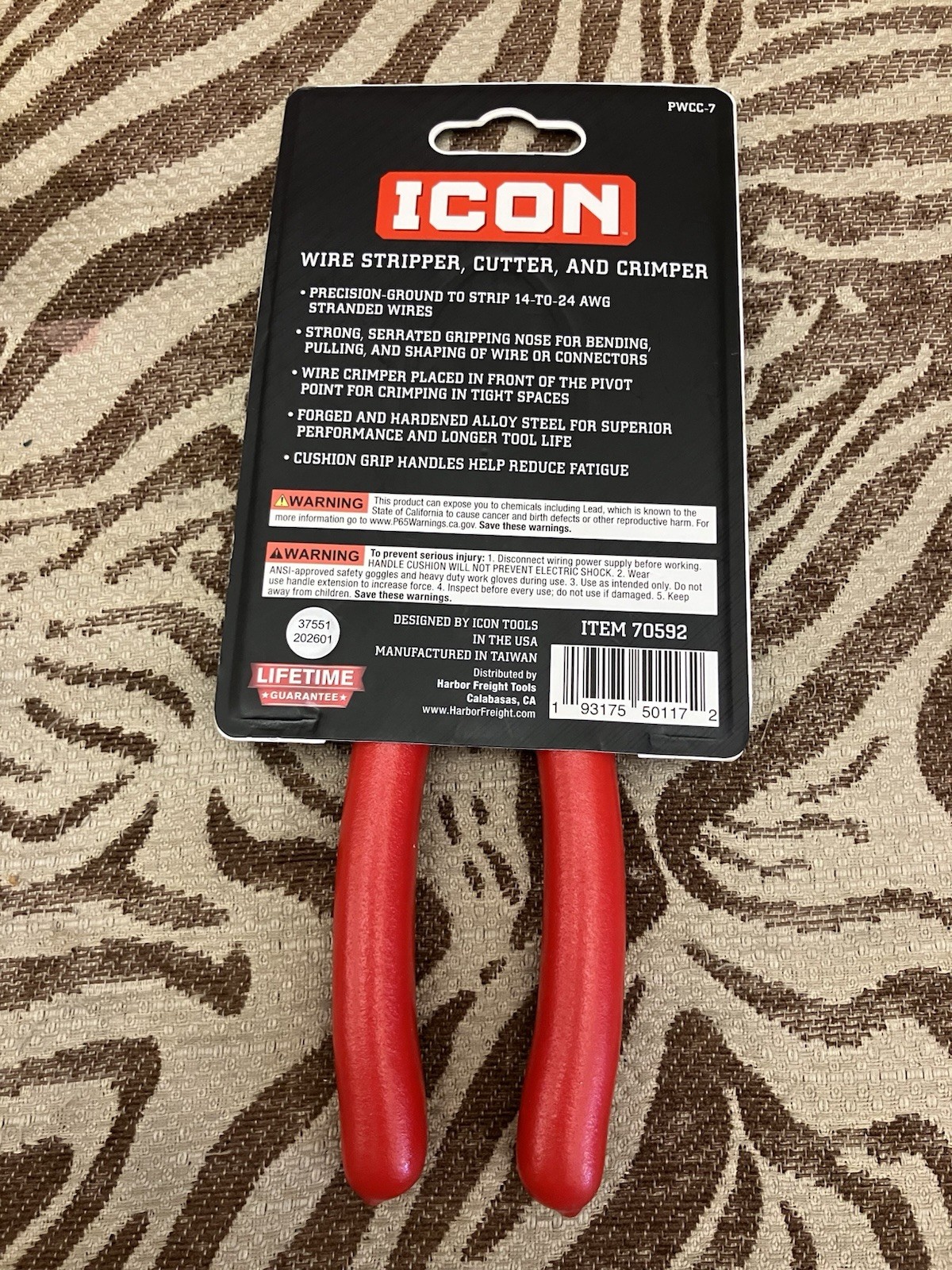 Icon PWCC-7 Wire Stripper, Cutter, And Crimper