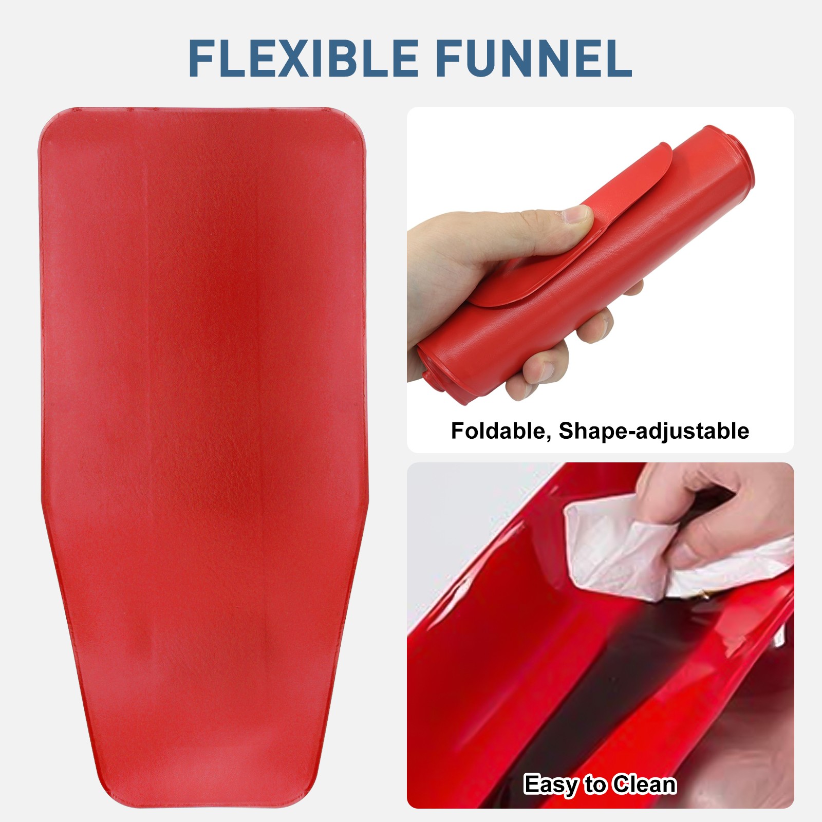 Reusable Magnetic Oil Drain Plug Remover Tool & Flexible Funnel Change Universal
