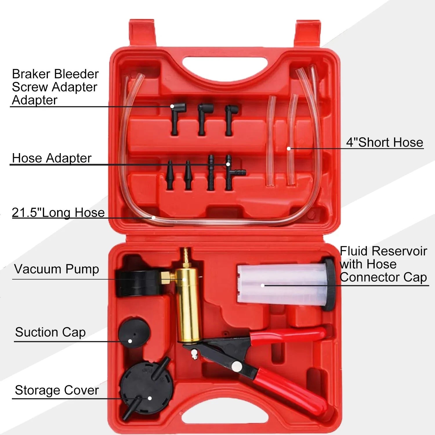 Vacuum Pump Set Aluminum Pump Pressure Vacuum Gauge Detector Vacuum Pump Kit