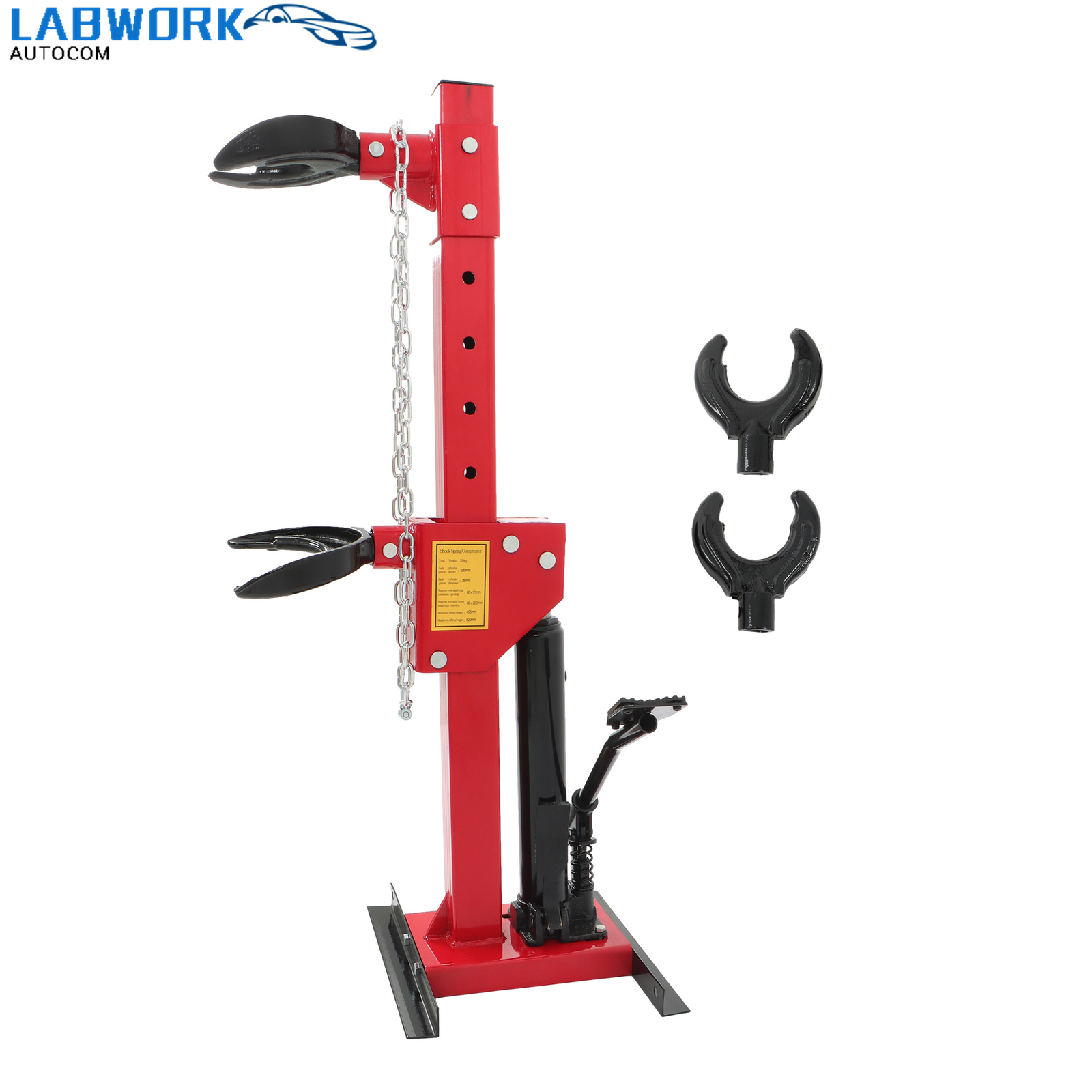 4.5T Strut Coil Spring Compressor Hydraulic Compressor Tool with 4 Spring Clasps