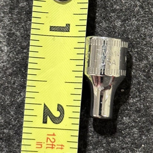 Snap-on 1/4″ Drive 6 pt. 4 mm Socket TMM4