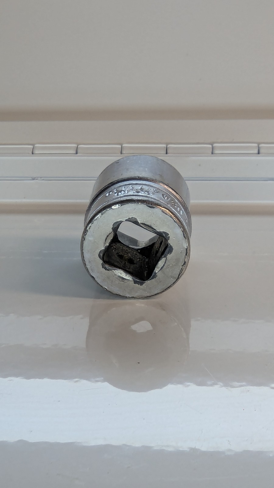 Snap-on FSM17 3/8″ Drive 17mm Metric 6-Point Shallow Chrome Socket USA Tool