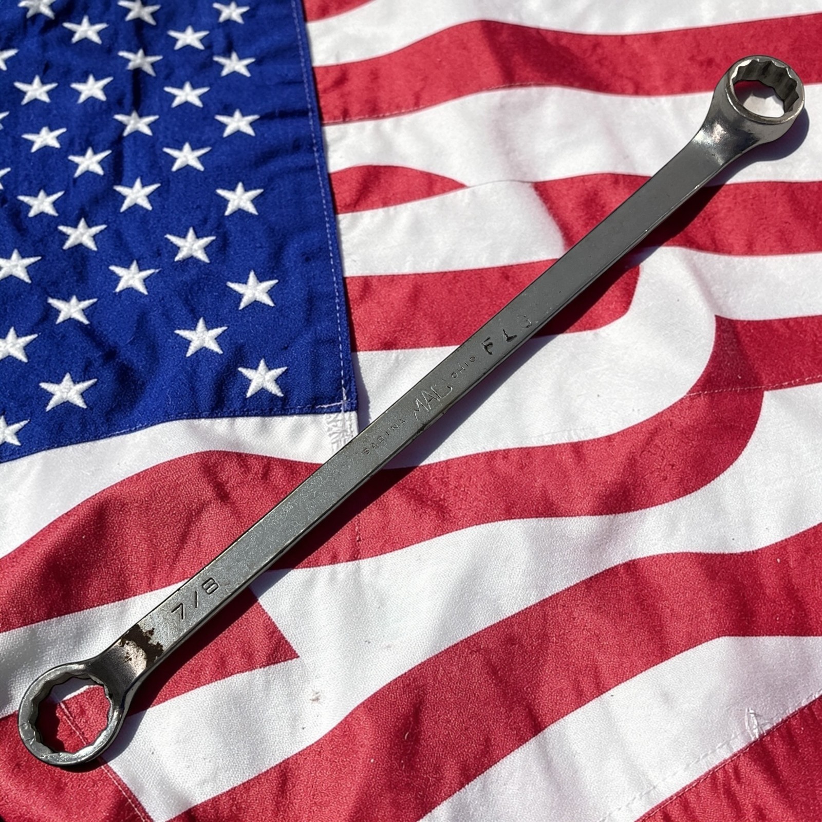 Mac Tools Double Box End Wrench 13/16″ x 7/8″ BL2628 12 Pt As Pictured Mech Tool