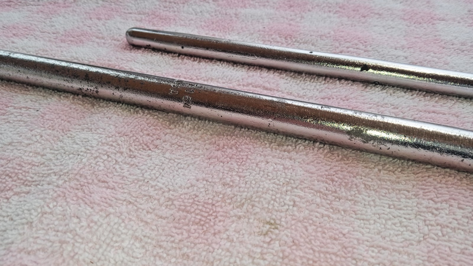 OTC USA LADY FOOT ROLLING HEAD PRY BARS 10″15″ WELL USED CLEAN seal shop bearing