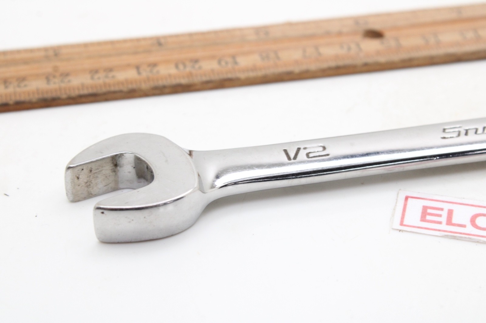 Snap On RXS16B 1/2″ Open End/Flare Nut Offset SAE Chrome Wrench USA