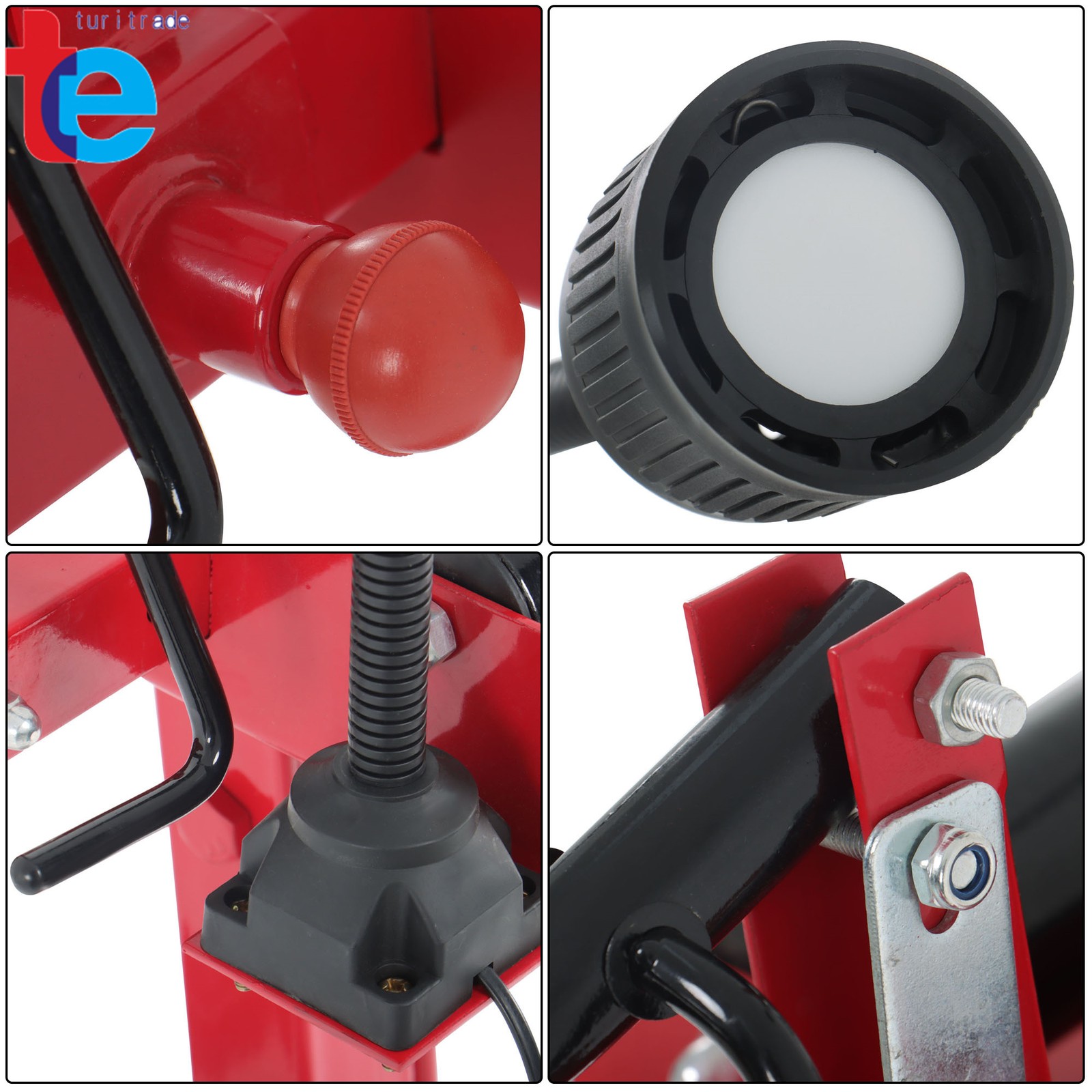 Heavy Duty Manual Car Tire Spreader Tire Changer Repair Tires Tool & LED Light