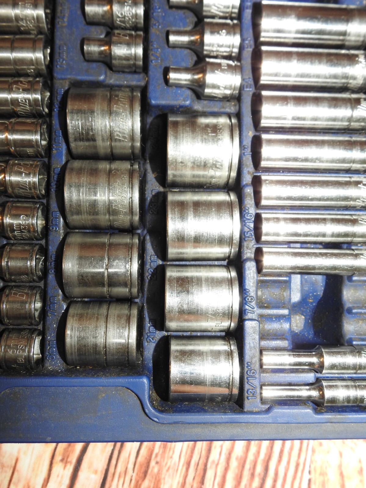 Blue-Point BLPGSSC155 155 Pc SAE Metric General Service Socket Set *Missing 3Pcs