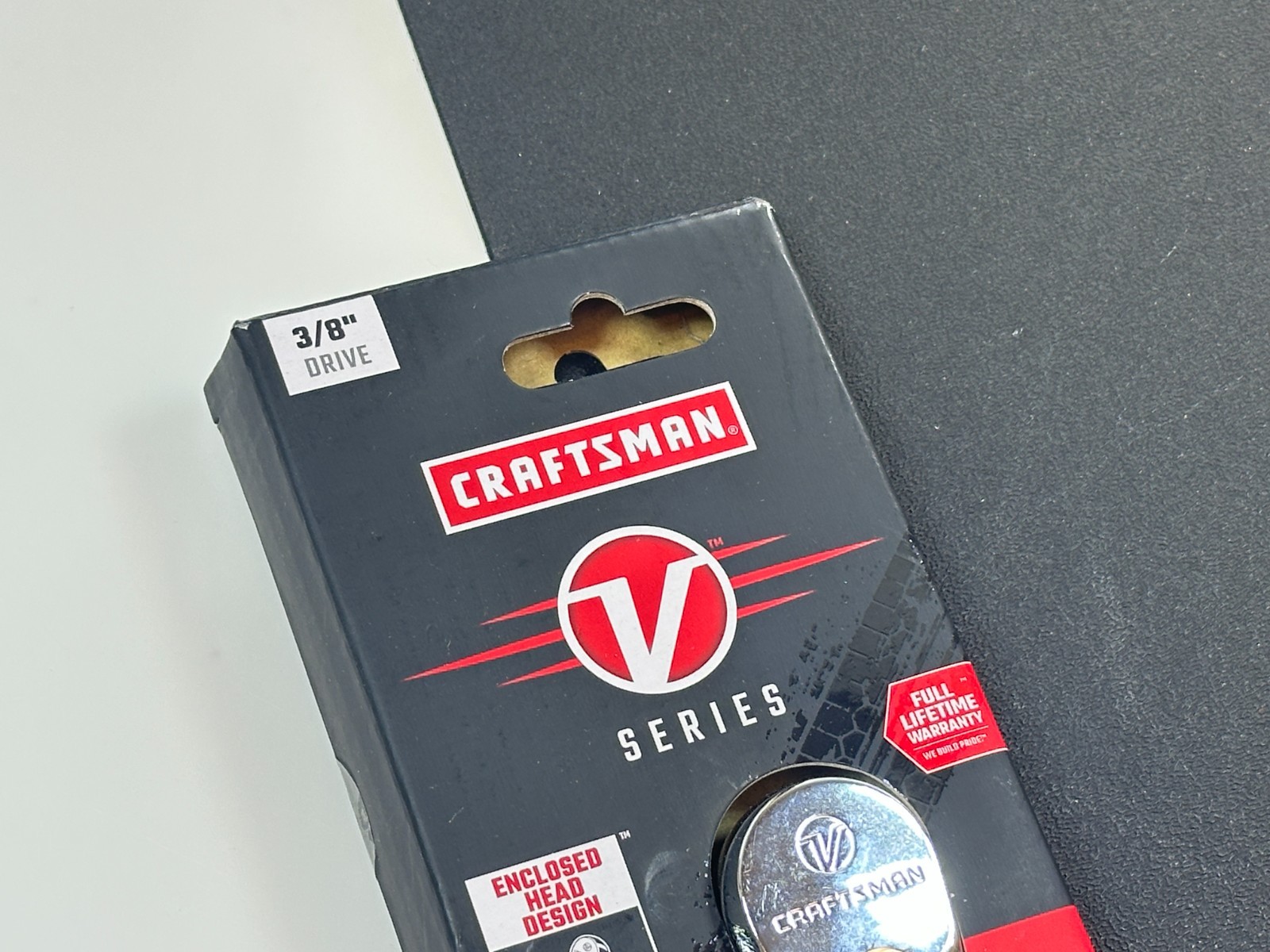 NEW Craftsman V-Series (Discontinued) Stubby Chrome Ratchet 3/8″ Drive, 96-Tooth