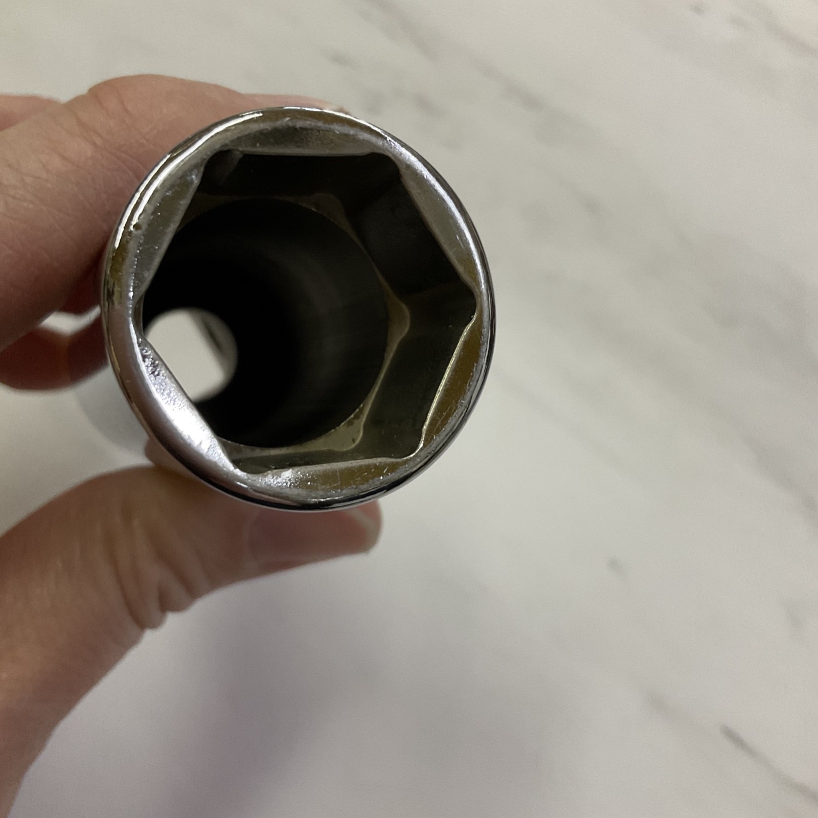 Snap on 1/2″ Drive 6-Point SAE 7/8″ Flank Drive Deep Socket TS281 VERY CLEAN