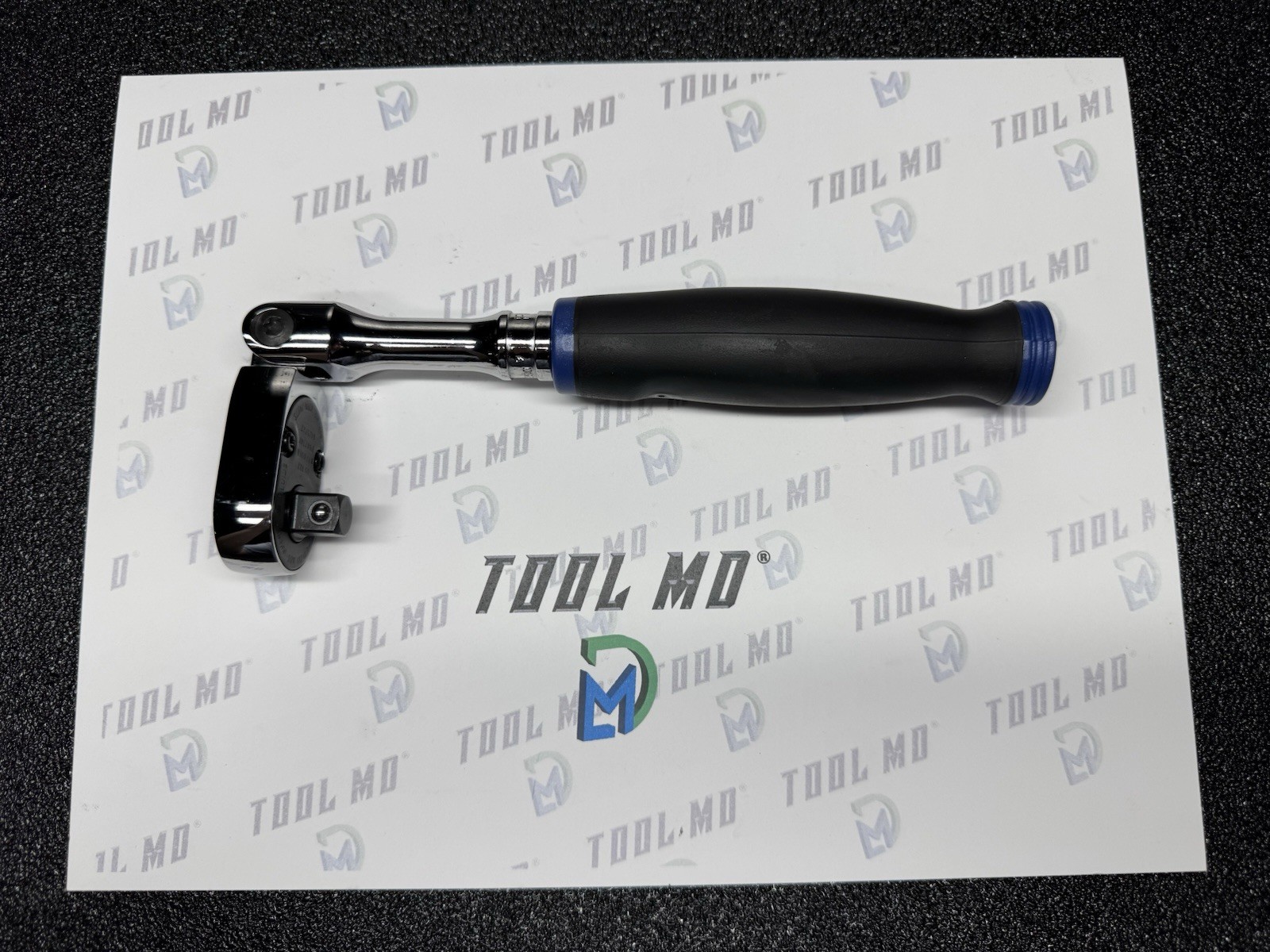 Snap-on Tools USA NEW POWER BLUE 3/8″ Drive Soft Grip Flex Head Ratchet FHF80A