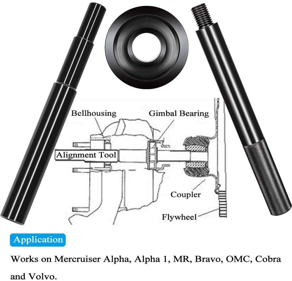 Fit Mercruiser Alpha Bravo OMC Gimbal Bearing Alignment Install Tool Kit