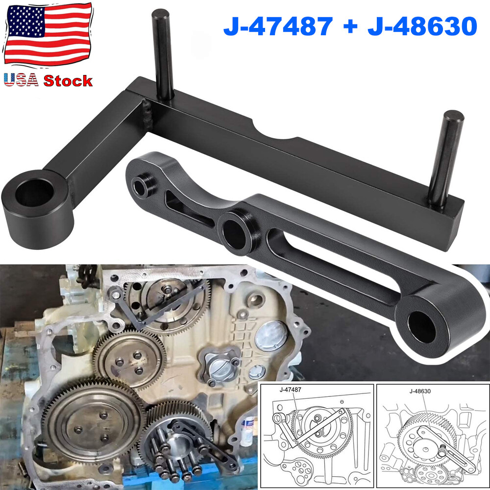 Detroit Diesel DD13/15 Idler 3 Cantilever Tool J-47487+TDC Locating Tool J-48630