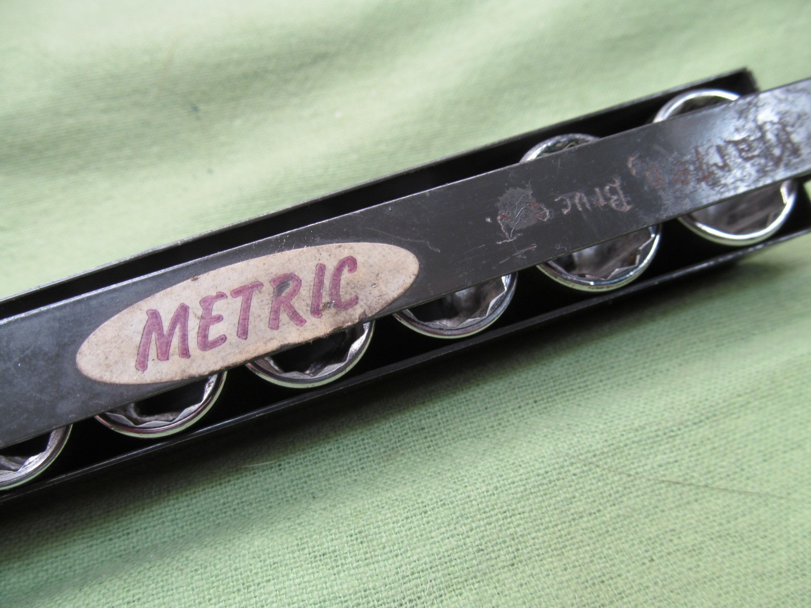 Vintage Craftsman USA 3/8″ drive METRIC Socket Set – 9mm-19mm – 12pt Sockets