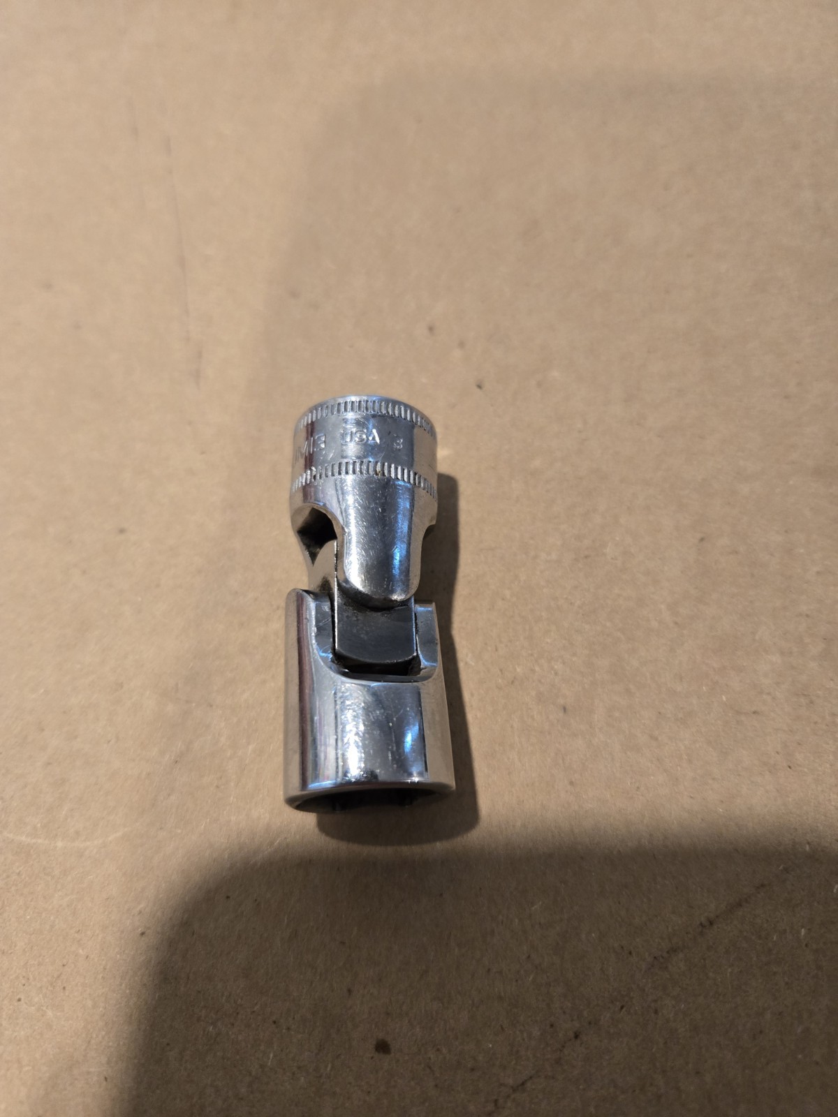 Snap On 3/8″ Drive 13MM 6PT Metric Chrome Universal Swivel Socket USA FSUM13
