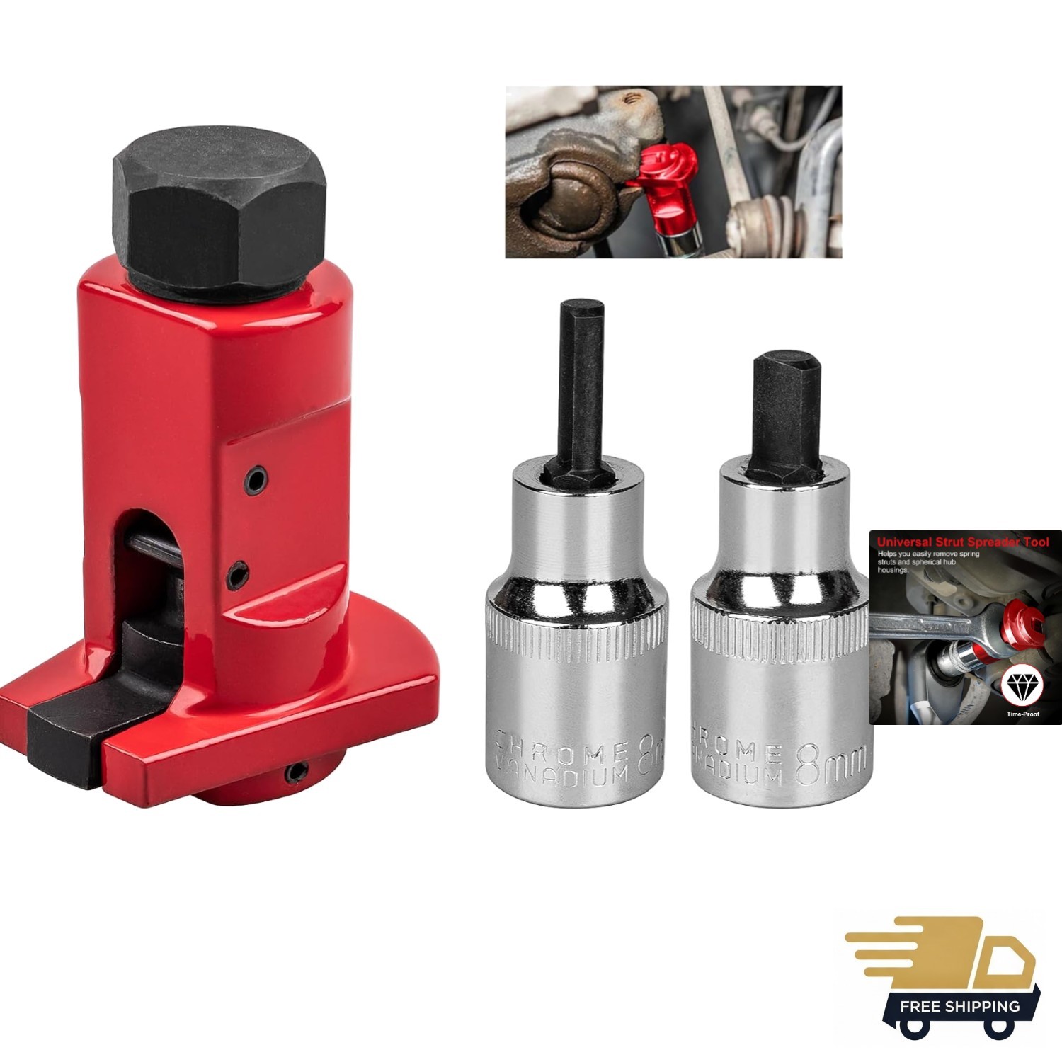 Universal Suspension Strut Spreader Tool Kit for Most Vehicles