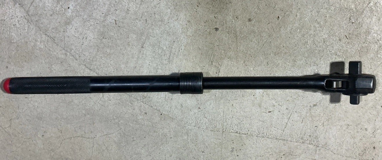 Dual Head Ratchet 1/2in & 3/8in Handle telescopic Black Ratchet Spanner/Hammer