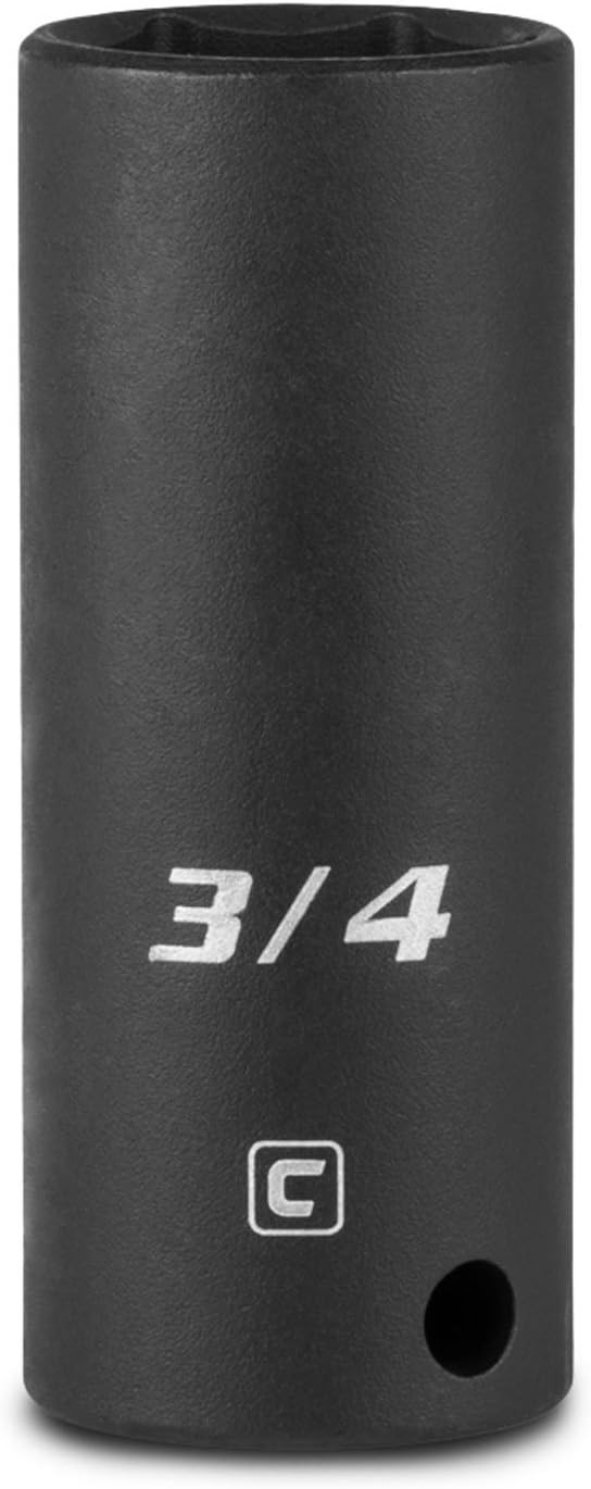 Heavy-Duty 6-Point Deep Impact Socket, 3/8-Inch Drive – Chrome Molybdenum Steel