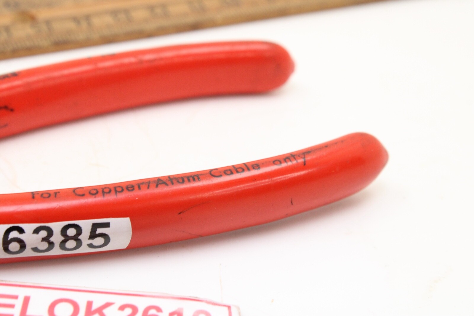 Mac Tools Knipex P16 6.5″ Red Handle Copper Aluminum Cable Only Cutters Germany