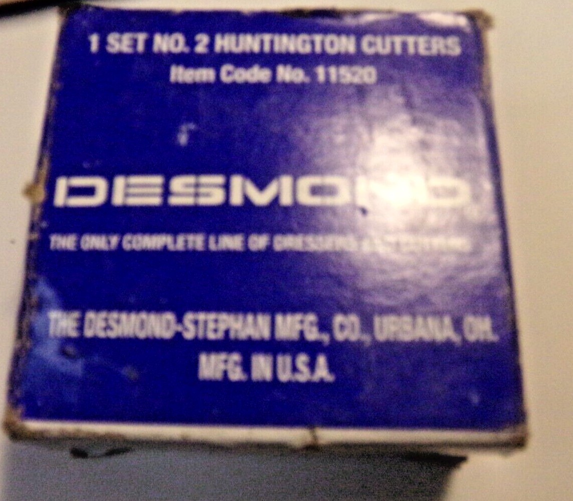 LOT OF 3 DESMOND HUNTINGTON NO. 2 CUTTERS ONE SET P/N 11520