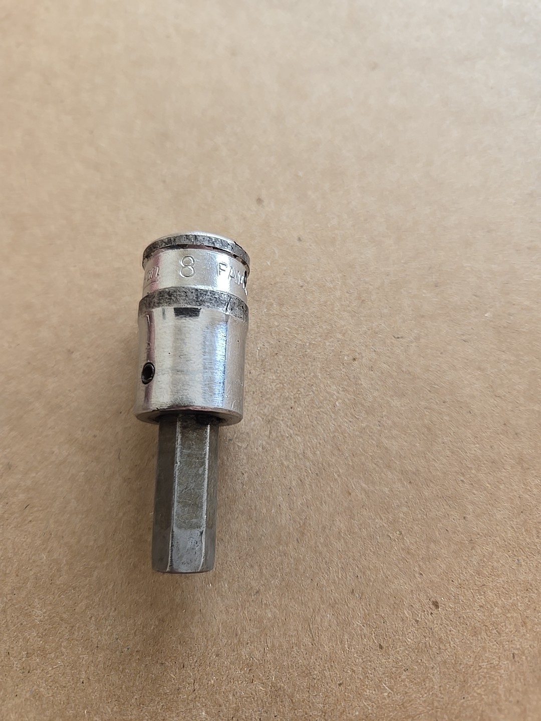 Snap On Vintage 3/8″ Drive 8MM Metric Hex Bit Driver Socket FAM8A
