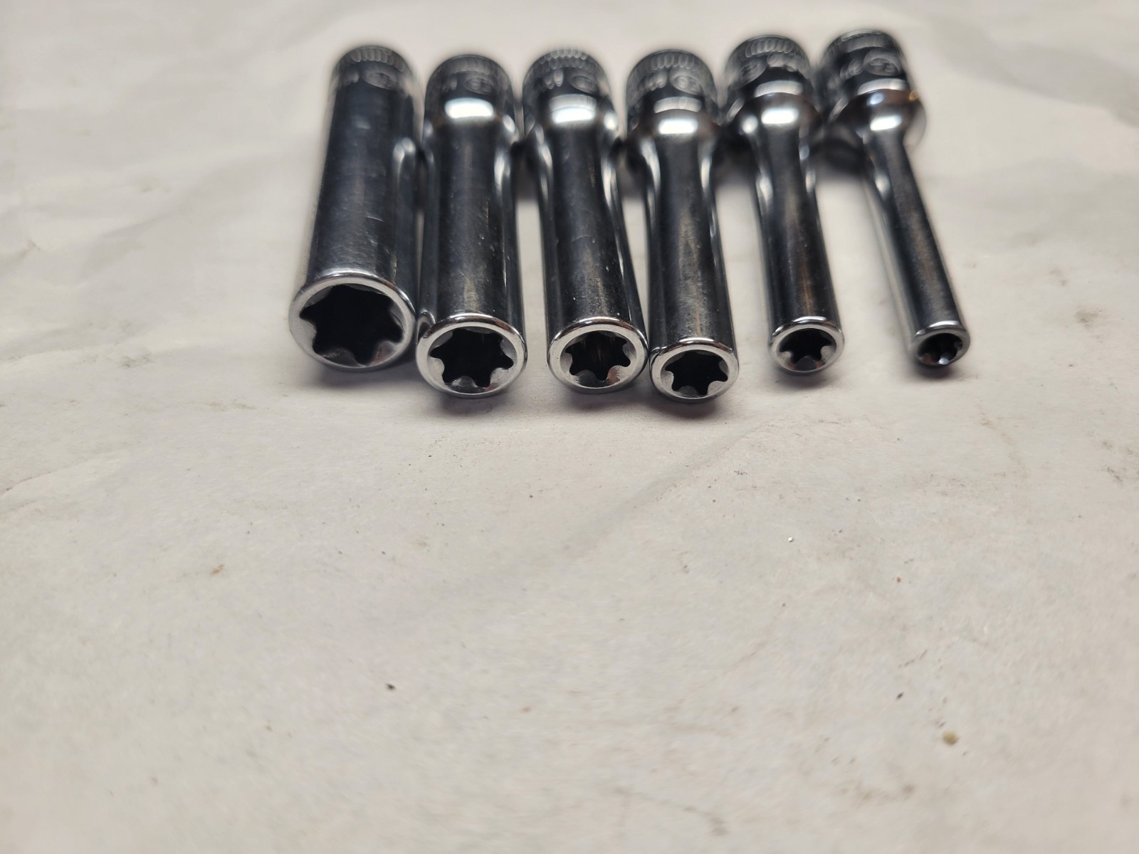 Gearwrench 6pc 1/4″dr Deep E-Torx Socket Set E4, E5, E6, E7, E8 & E10 #80322 EXC