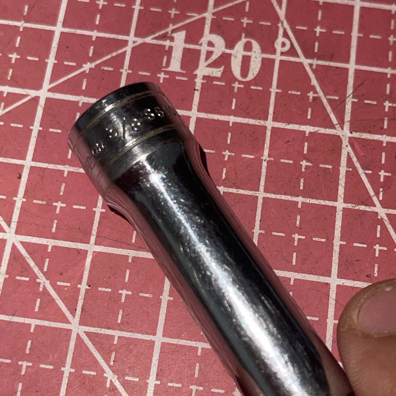 Snap on USA S6105 3/8 In SAE 3/8” Drive 12 point Deep Socket Nice