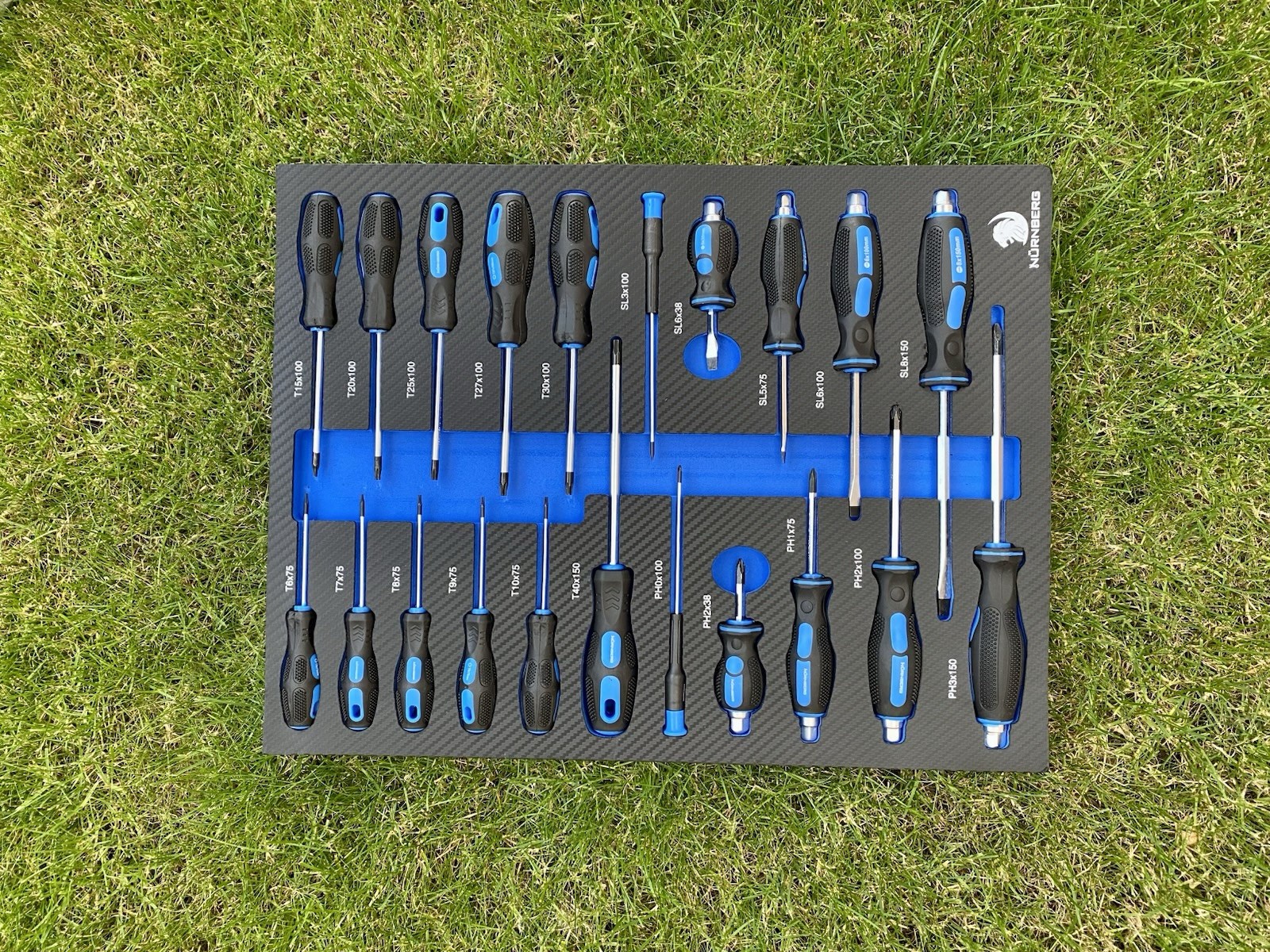 TOOLS SET IN FOAM TRAY (6 TRAYS) Set of Tools for Tool Chests Inserts