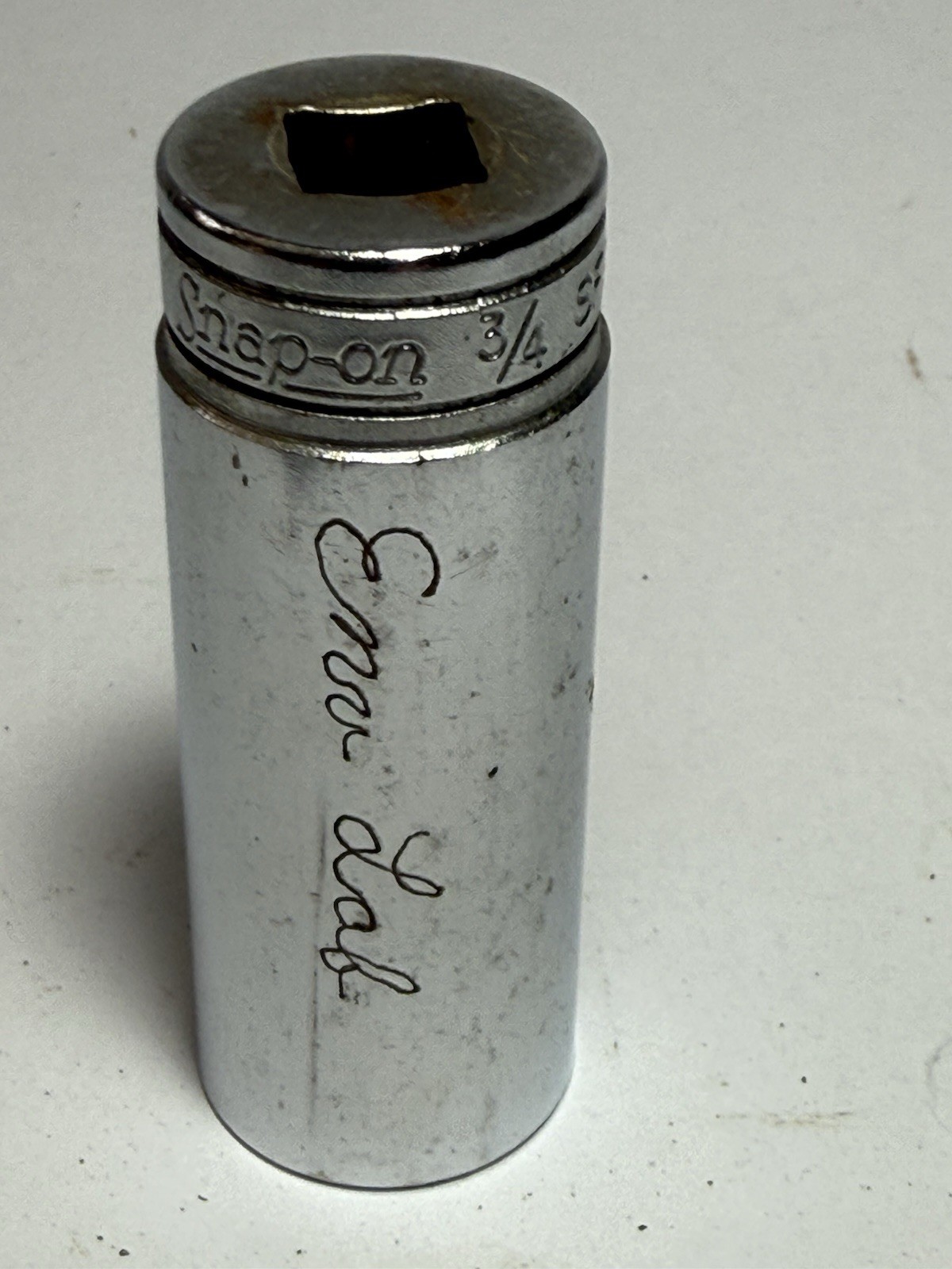 Snap On Tools 3/4″ Deep 3/8″ Drive 12 Point SAE Chrome Socket SF241