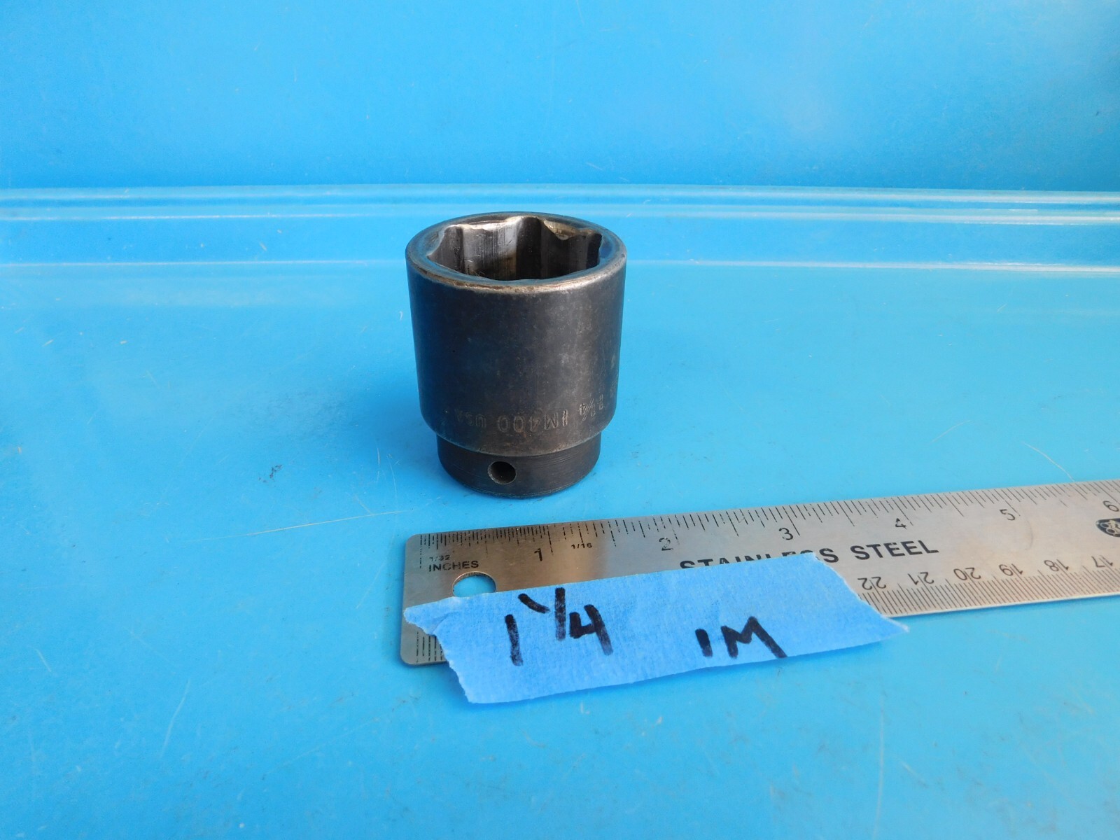 USED, SNAP ON » 1-1/4 IN. » SHORT IMPACT SOCKET » 1/2 IN. DR.»PART #IM400
