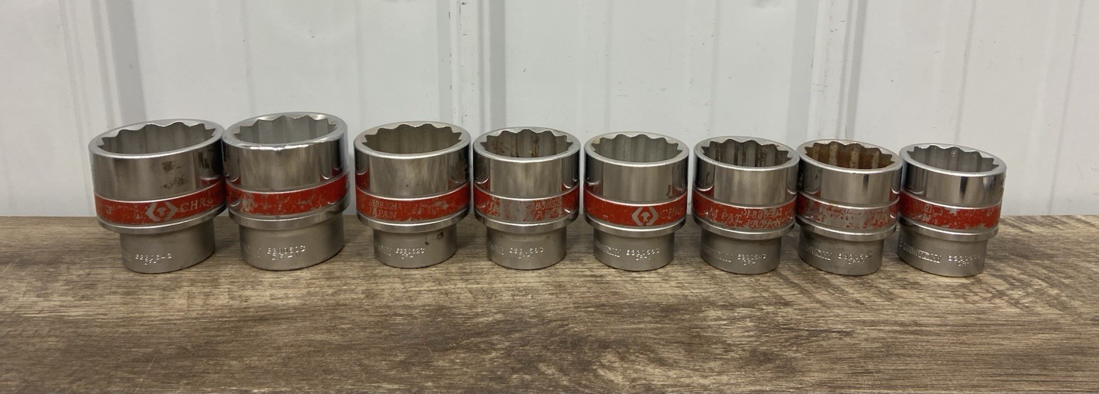 King Tony socket set CR-V 2″ 1 7/8″ 1 15/16″ 1 13/16″ 1 3/4″ 1 11/16 1 5/8″