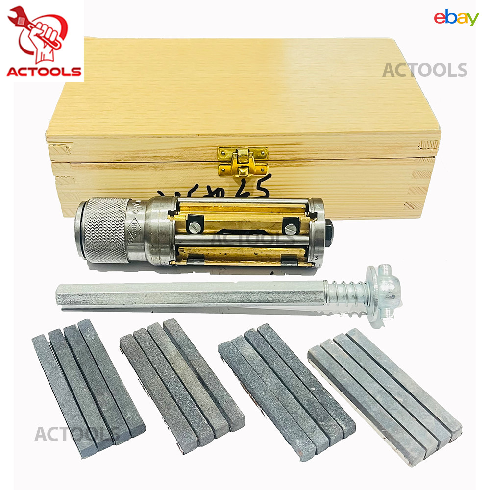 Cylinder Engine Hone Kit 45mm To 65mm Honing Machine + 4 Set Honing Stones USA