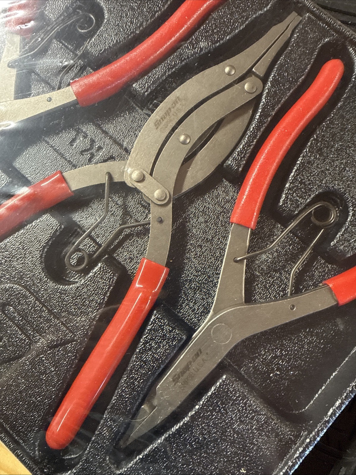 New! Snap-on SRP400B 4 pc Transmission Snap Ring Pliers Set