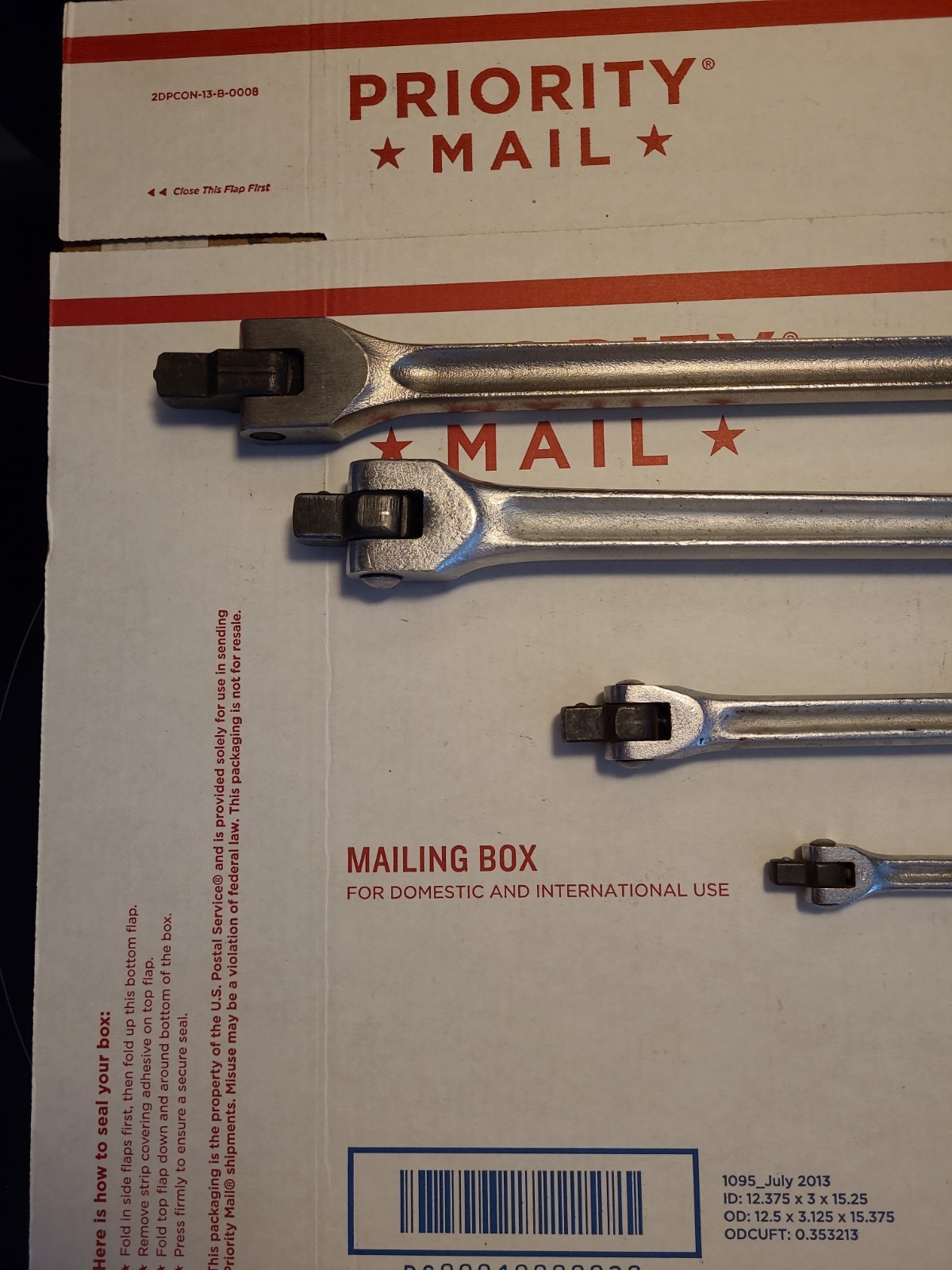 Craftsman USA 4-Piece Breaker Bar Set 1/4 + 3/8 + 1/2″ + 1/2″ long