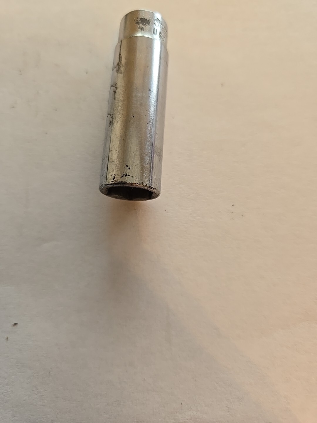 Snap On 1/4″ Drive 7/16″ 6PT SAE Deep Chrome Socket STM14