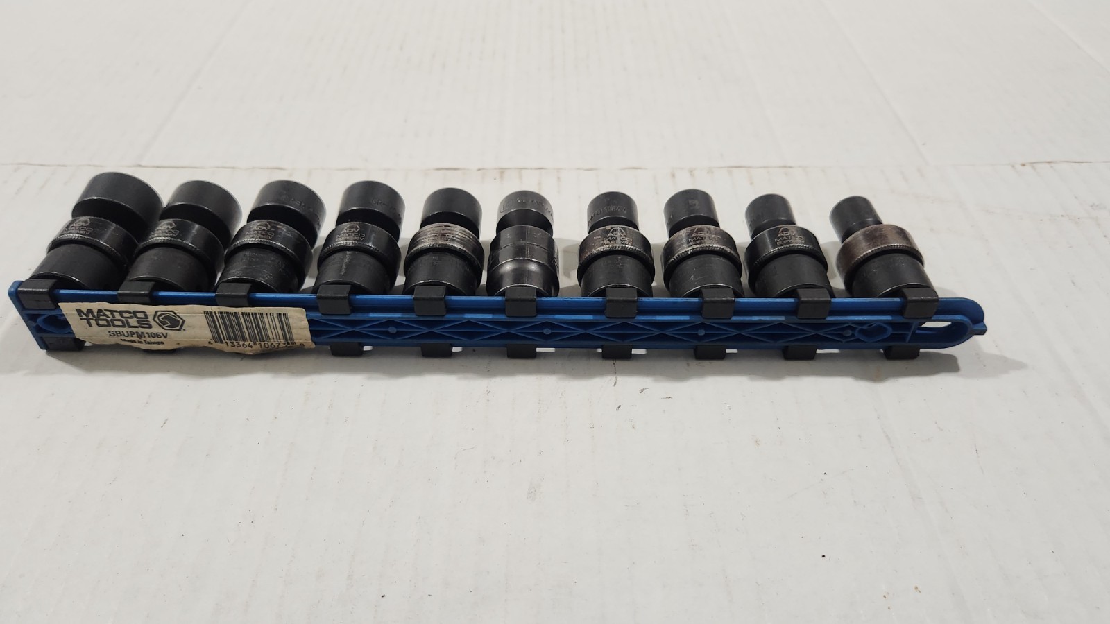 Matco 10-19MM ADV 10 Pc. 3/8″ Metric 6 Point Swivel Universal IMPACT Socket Set