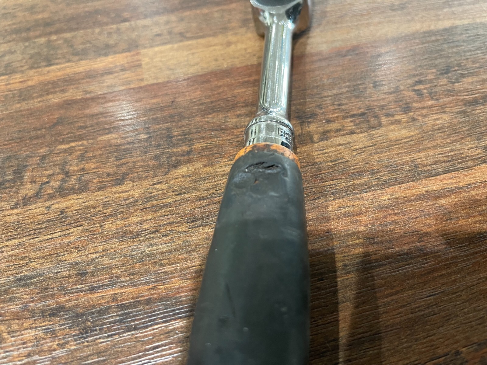 SNAP-ON FH936A 3/8″ RACHET BLACK & ORANGE HANDLE Ships Free 1010