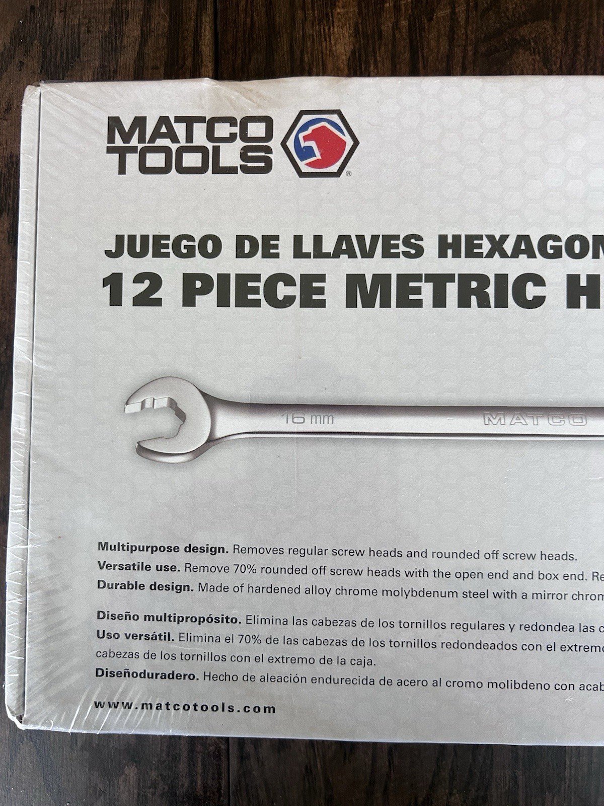 Matco Tools 12 PIECE Metric Hex Grip Wrench Set SMEWXLM12 8MM-19MM New