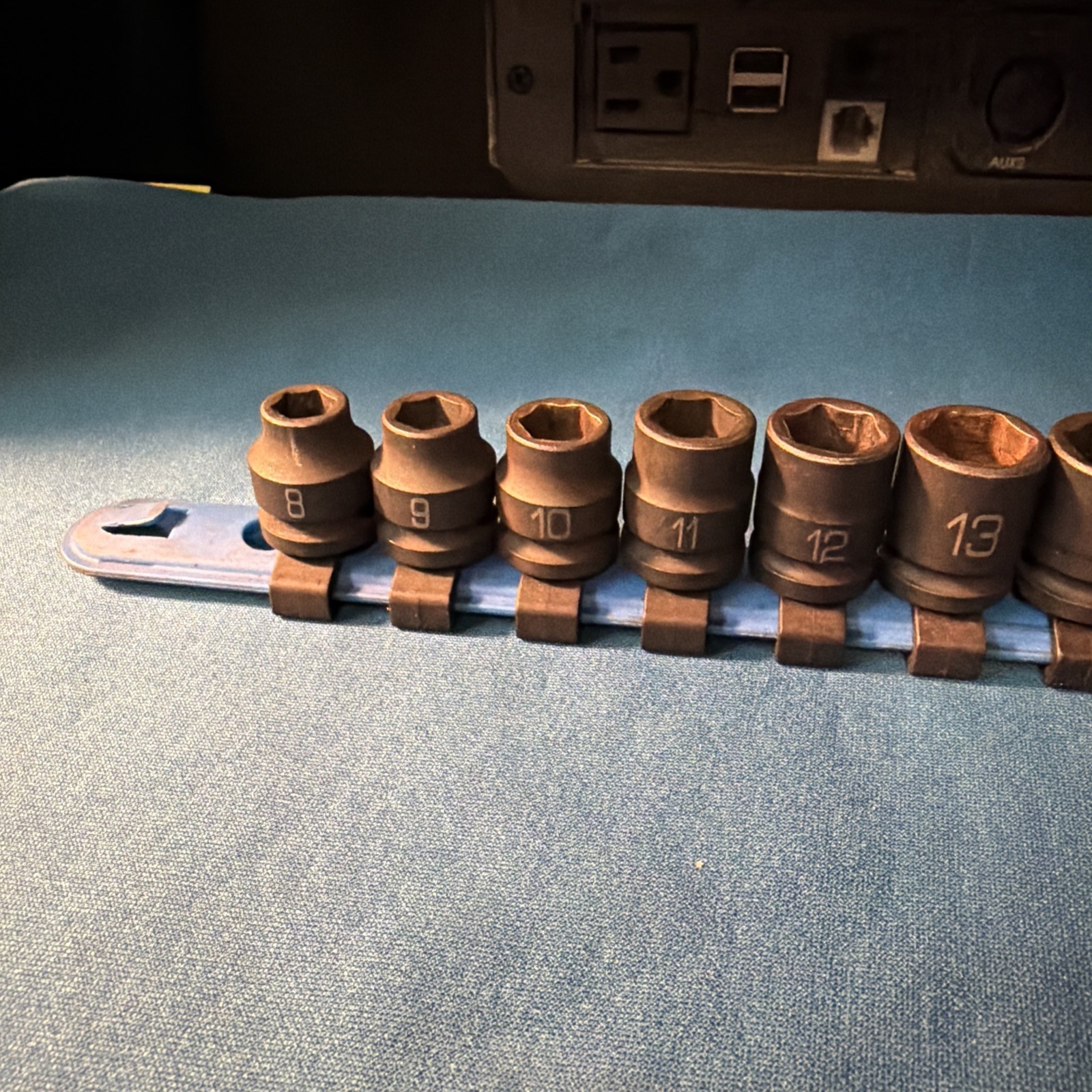 Matco SBSPM126V 12 Pc 3/8″ Dr Metric 6 Pt ADV Stubby Impact Socket Set 8-19mm