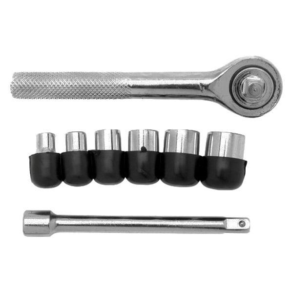 Performance Tool Project Pro 1/4″ Drive SAE Ratchet & Socket Set, 8 Pieces