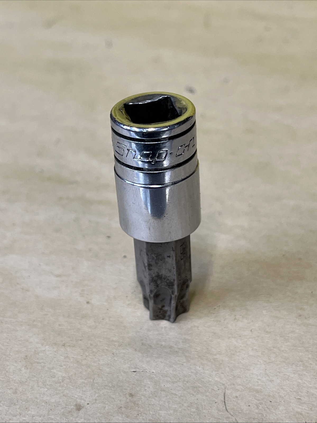 SNAP-ON FTX55E Standard T55 Torx Bit Chrome Socket Driver 3/8”